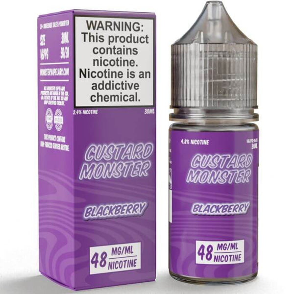 Blackberry by Custard Monster Nicotine Salt E-Liquid