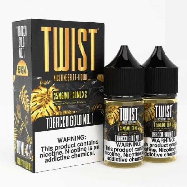 Tobacco Gold No. 1 Nicotine Salt Juice by Twist E-Liquids