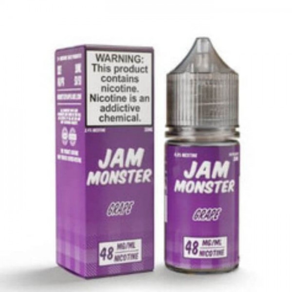 Grape Tobacco Free Nicotine Salt Juice by Jam Monster