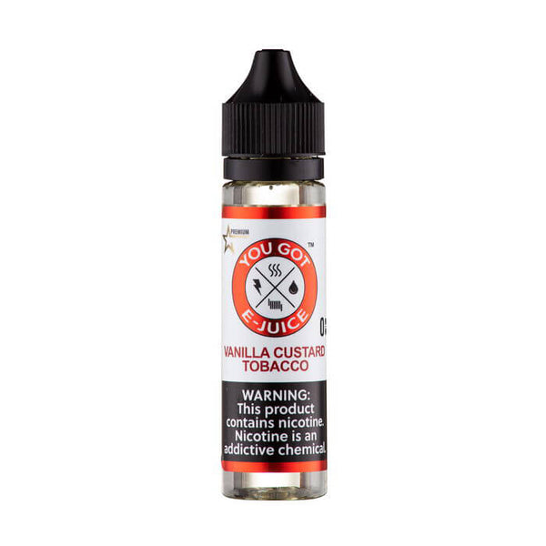 Vanilla Custard Tobacco Synthetic Nicotine Vape Juice by You Got E-Juice