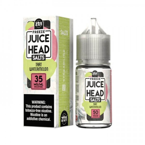 Tart Watermelon Freeze Tobacco Free Nicotine Salt Juice by Juice Head