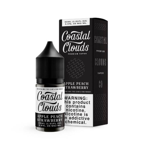 Saltwater Apple Peach Strawberry by Coastal Clouds Nicotine Salt eJuice