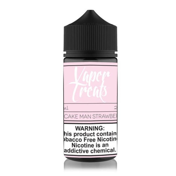 The Cupcake Man Strawberry Tobacco Free Nicotine Vape Juice by Vaper Treats