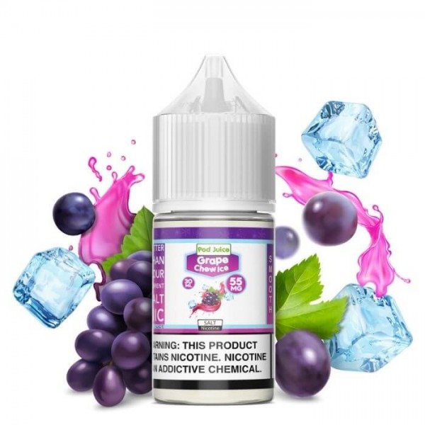 Grape Chew Ice by Pod Juice Nicotine Salt E-Liquid