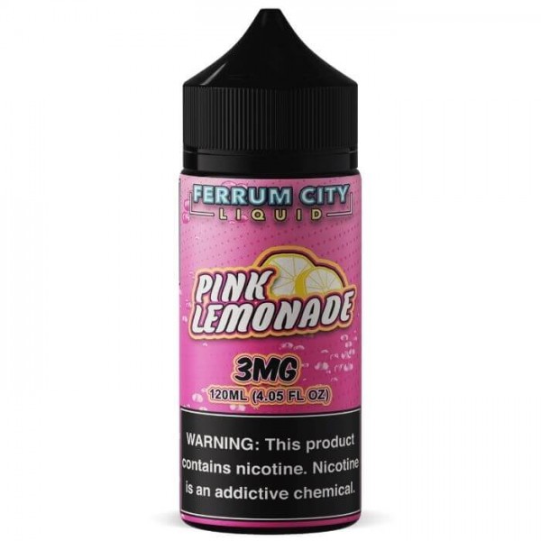 Angry Pink Lemonade Tobacco Free Nicotine Vape Juice by Ferrum City Liquid