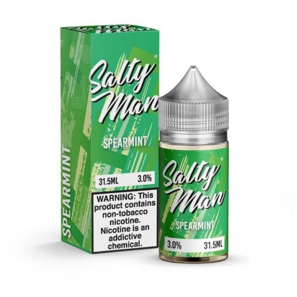 Spearmint Tobacco Free Nicotine Salt Juice by Salty Man