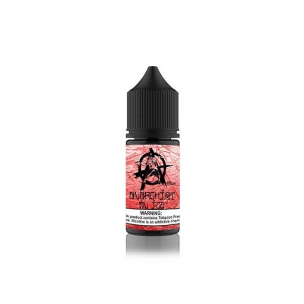 Red Salt On Ice Tobacco Free Nicotine Salt Juice by Anarchist