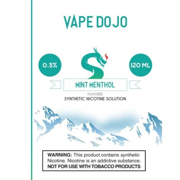 Mint Menthol Tobacco Free Nicotine Vape Juice by Vape Dojo