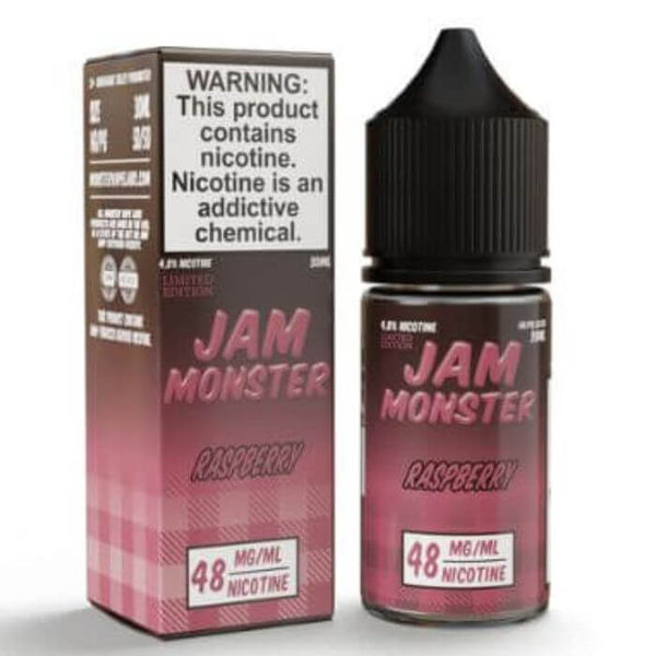 Raspberry Tobacco Free Nicotine Salt Juice by Jam Monster