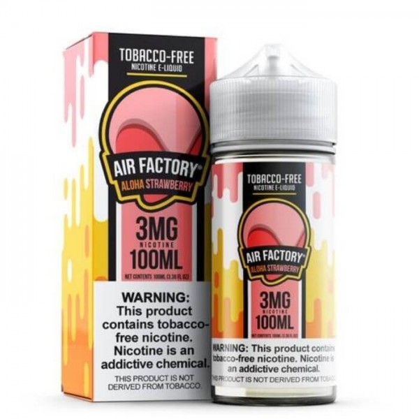 Aloha Strawberry Tobacco Free Nicotine E-liquid by Air Factory