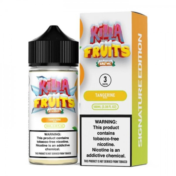 Tangerine Ice Tobacco Free Nicotine Vape Juice by Killa Fruits Signature Edition