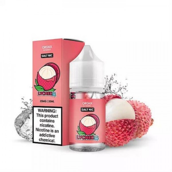 Lychee Ice by Orgnx Nicotine Salt E-Liquid