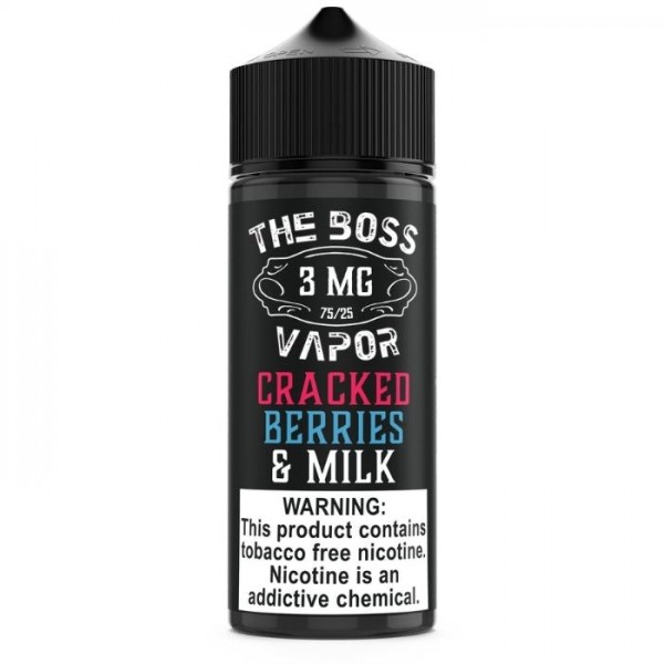 Cracked Berries And Milk Tobacco Free Nicotine Vape Juice by The Boss Vapor