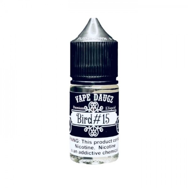 Bird #15 Tobacco Free Nicotine Salt Juice by Vape Daugz