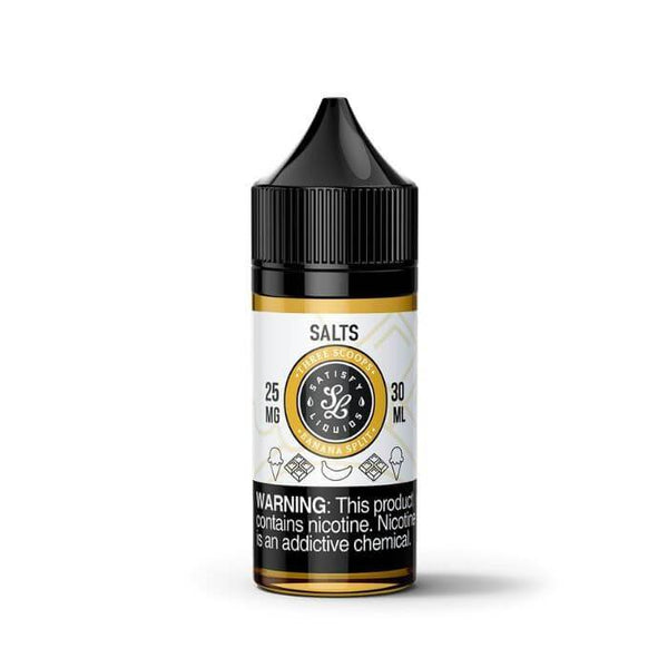 Three Scoops by Satisfy Nicotine Salt E-Liquids