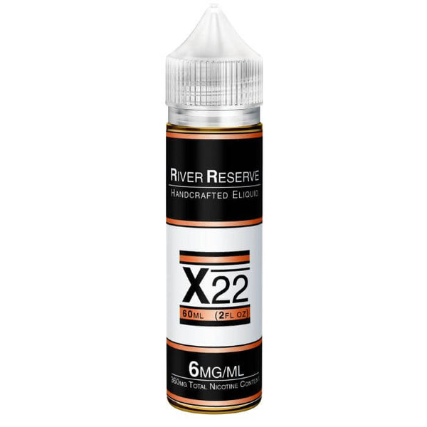 Peach Mango Lemonade X-22 Tobacco Free Nicotine E-liquid by River Reserve