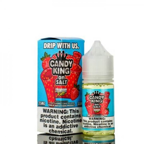 Strawberry Rolls Nicotine Salt by Candy King On Salt eJuice