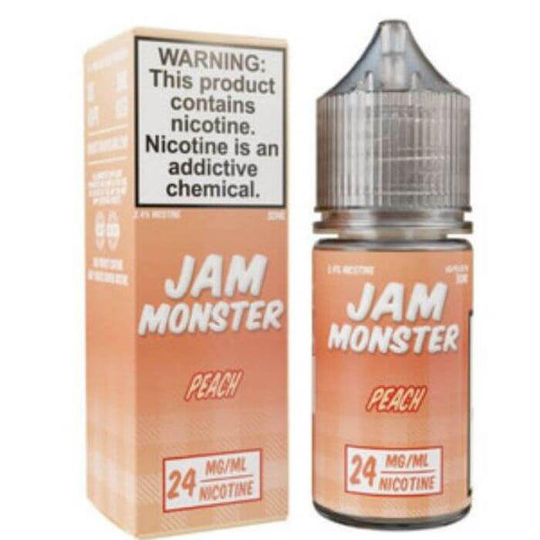 Peach Tobacco Free Nicotine Salt Juice by Jam Monster