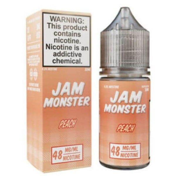 Peach Tobacco Free Nicotine Salt Juice by Jam Monster