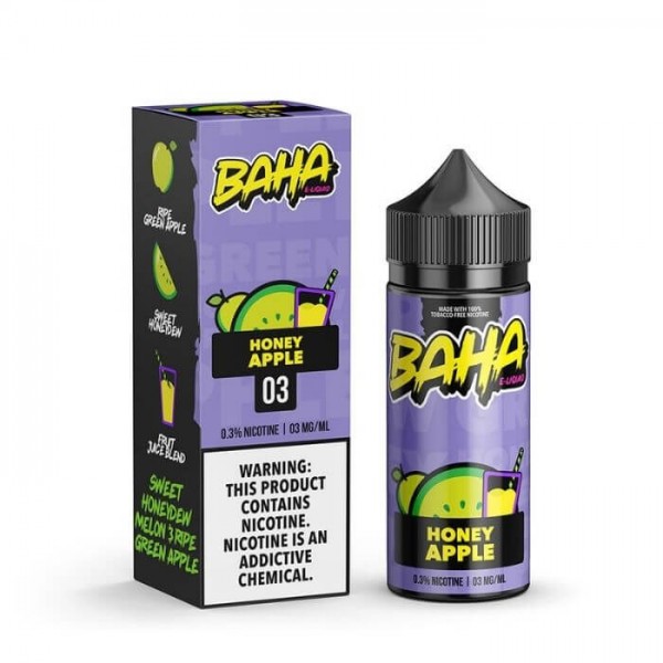 Honey Apple Tobacco Free Nicotine Vape Juice by Baha