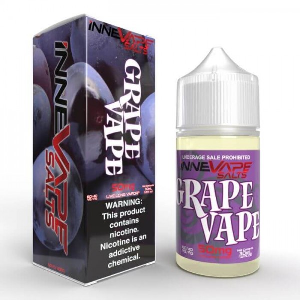 GrapeVape Ice Synthetic Nicotine Salt Juice by Innevape E-Liquids