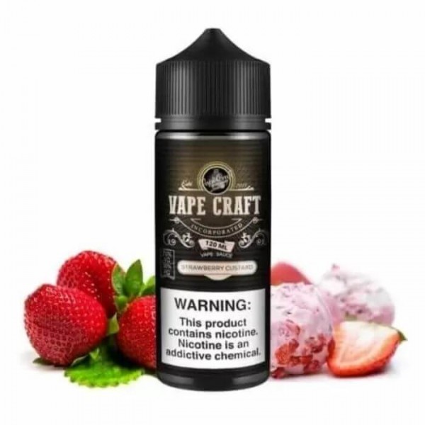 Strawberry Custard Vape Juice by Vape Craft