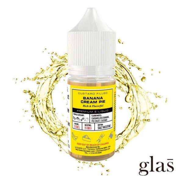 Banana Cream Pie Nicotine Salt by Glas Basix Series