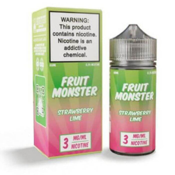 Strawberry Lime Tobacco Free Nicotine E-liquid by Fruit Monster