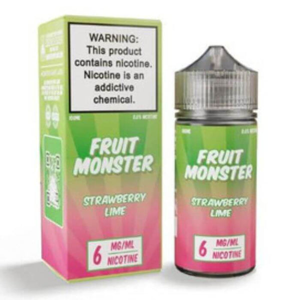 Strawberry Lime Tobacco Free Nicotine E-liquid by Fruit Monster