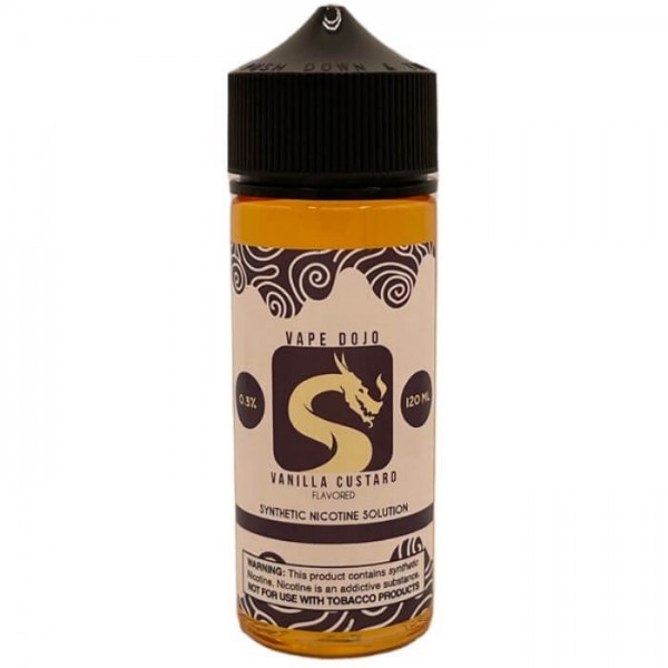 Vanilla Custard Tobacco Free Nicotine Vape Juice by Vape Dojo E-Liquid