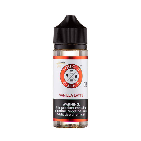 Vanilla Latte Synthetic Nicotine Vape Juice by You Got E-Juice