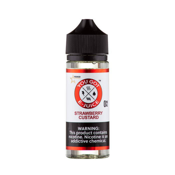 Strawberry Custard Synthetic Nicotine Vape Juice by You Got E-Juice