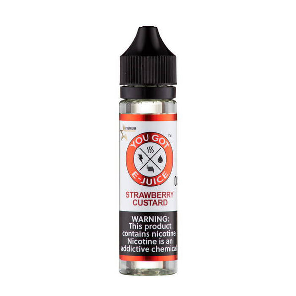 Strawberry Custard Synthetic Nicotine Vape Juice by You Got E-Juice