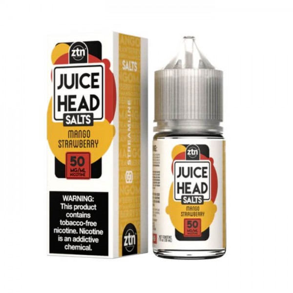 Mango Strawberry Tobacco Free Nicotine Salt Juice by Juice Head