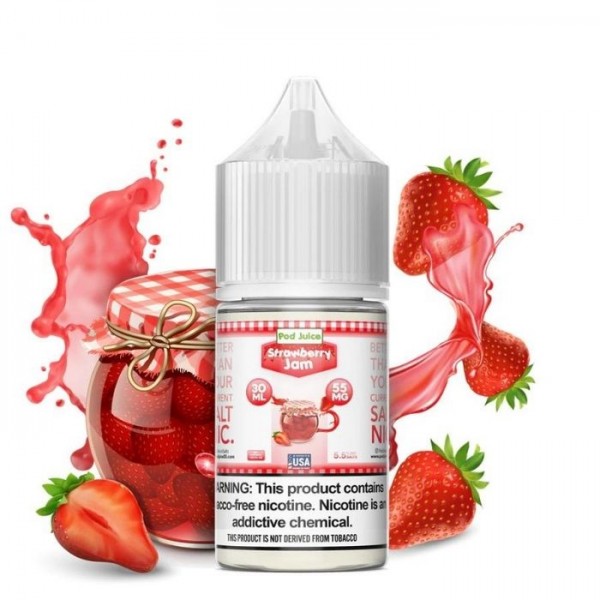 Strawberry Jam Tobacco Free Nicotine Salt Juice by Pod Juice