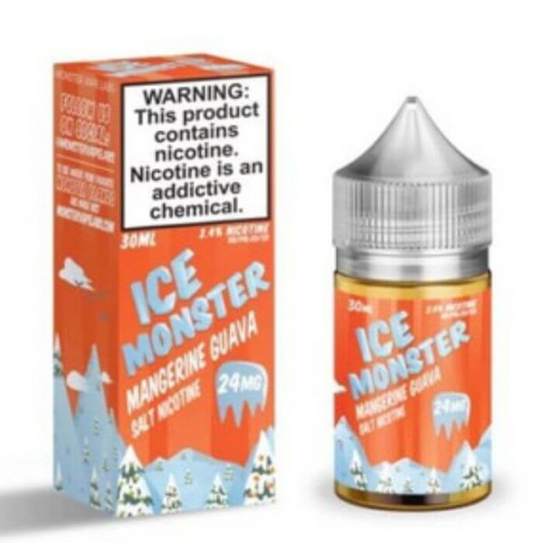 Mangerine Guava Tobacco Free Nicotine Salt Juice by Ice Monster