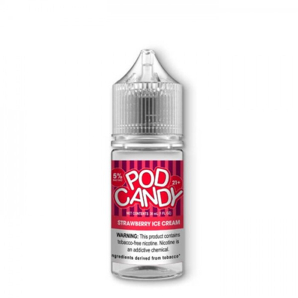 Strawberry Ice Cream Tobacco Free Nicotine Salt by Pod Candy