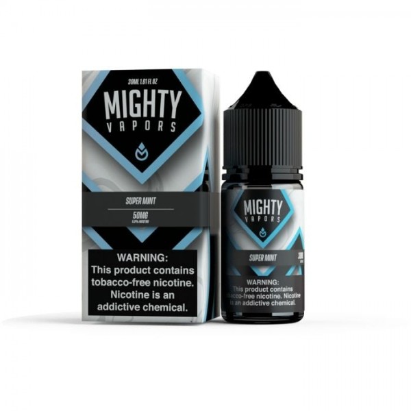 Super Mint Synthetic Nicotine Salt Juice by Mighty Vapors