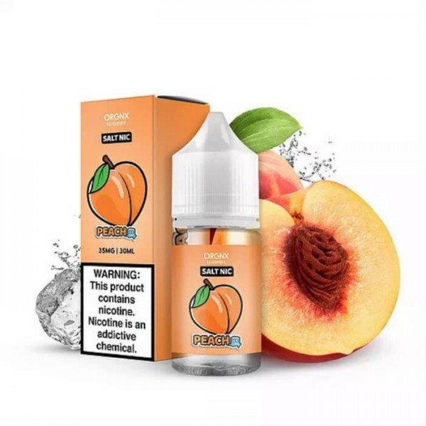 Peach Ice by Orgnx Nicotine Salt E-Liquid