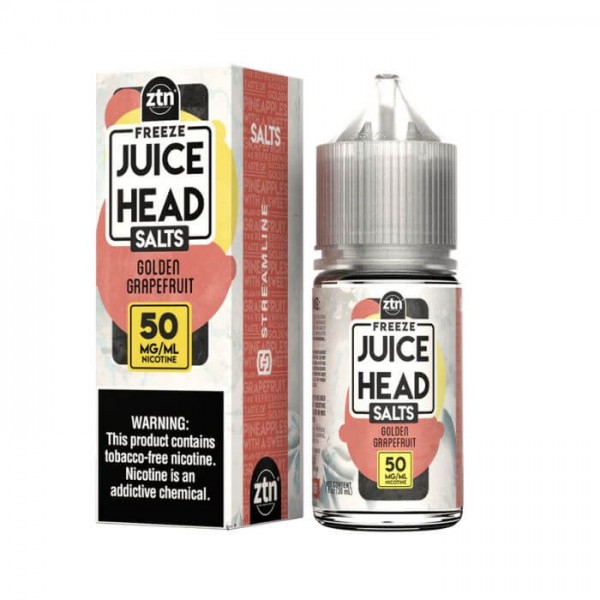 Golden Grapefruit Freeze Tobacco Free Nicotine Salt Juice by Juice Head