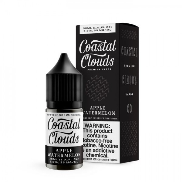 Apple Watermelon Tobacco Free Nicotine Salt Juice by Coastal Clouds