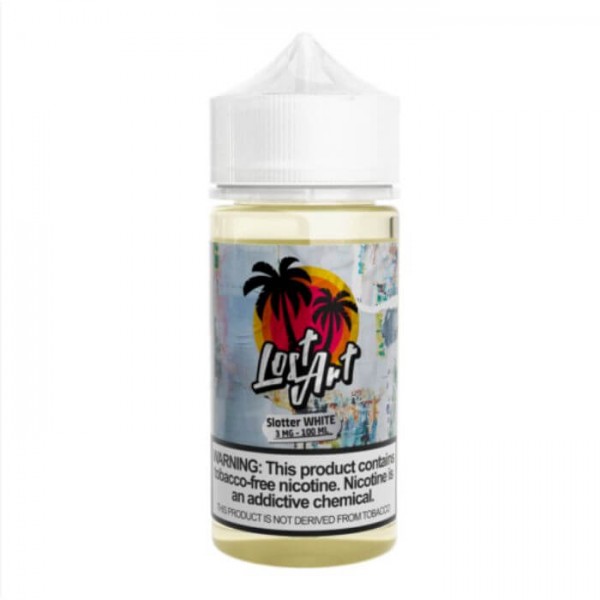 Slotter White Tobacco Free Nicotine E-liquid by Lost Art