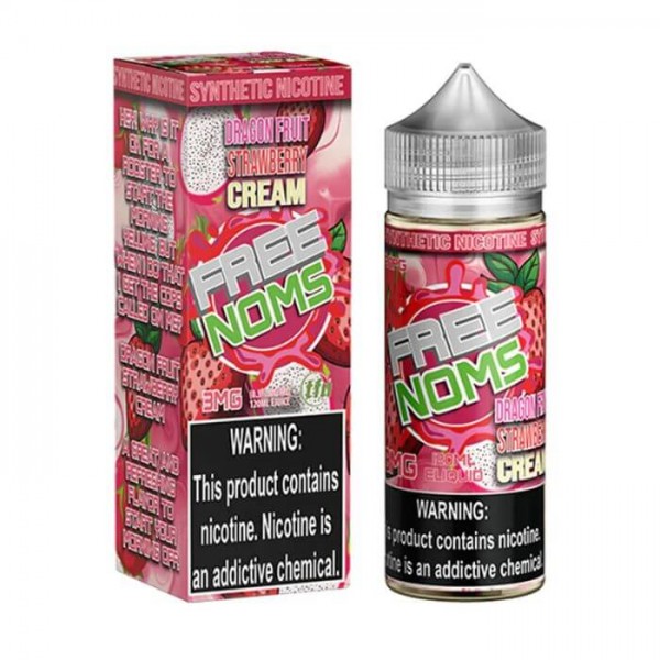 Dragon Fruit Strawberry Cream E-Liquid by Freenoms