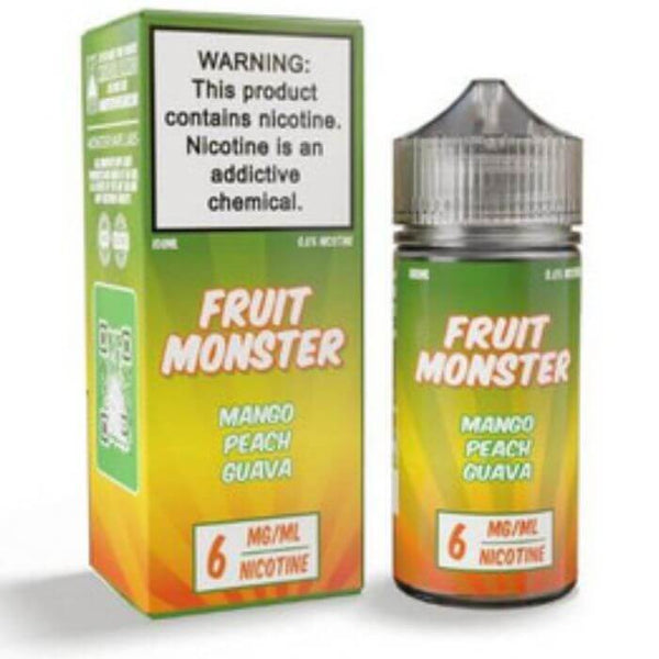 Mango Peach Guava Tobacco Free Nicotine Vape Juice by Fruit Monster