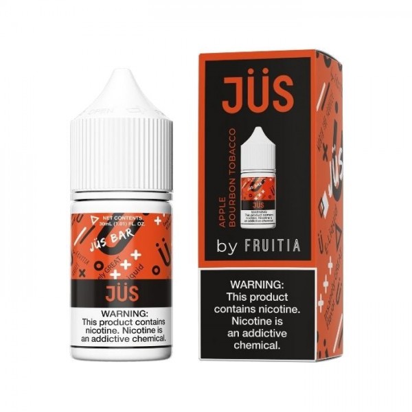 Apple Bourbon Tobacco Nicotine Salt Juice by JUS