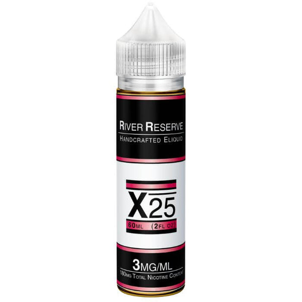 Raspberry Splash X-25 Tobacco Free Nicotine E-liquid by River Reserve