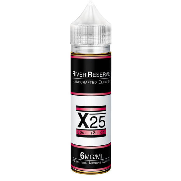 Raspberry Splash X-25 Tobacco Free Nicotine E-liquid by River Reserve