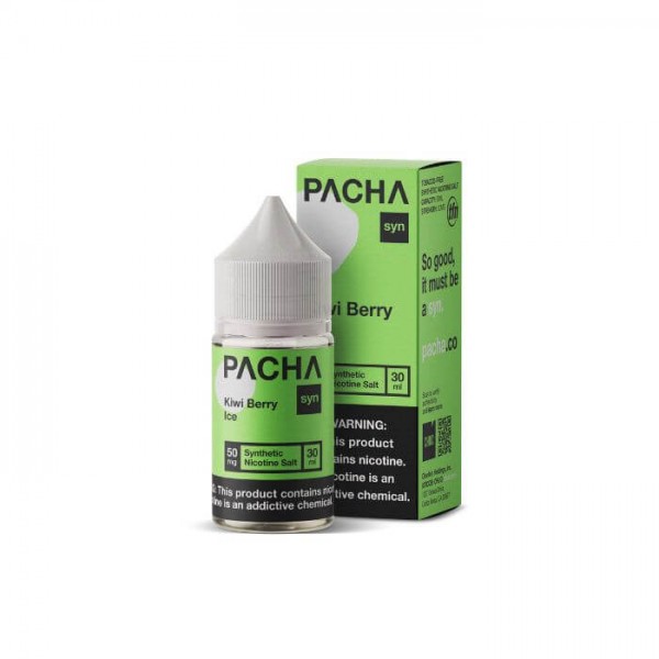 Kiwi Berry Ice Tobacco Free Nicotine Salt by Pacha Syn