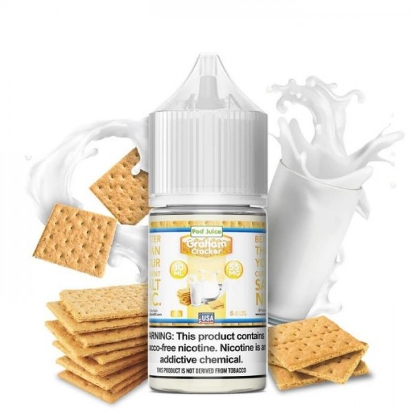 Graham Cracker Tobacco Free Nicotine Salt Juice by Pod Juice