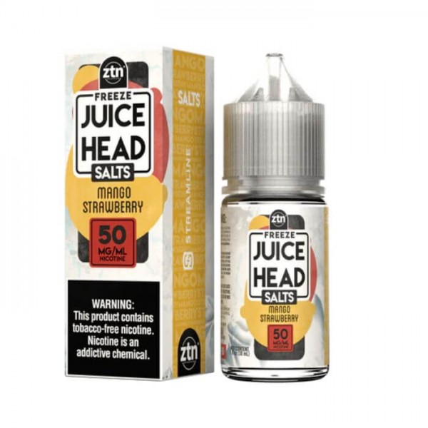 Mango Strawberry Freeze Tobacco Free Nicotine Salt Juice by Juice Head